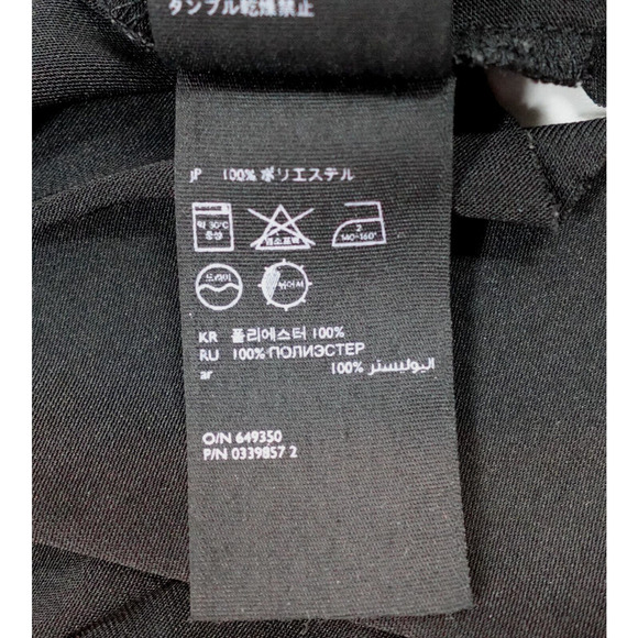 COS Top Womens 10 Black Tiered Tunic Minimalist Corporate Goth Career - Picture 12 of 16